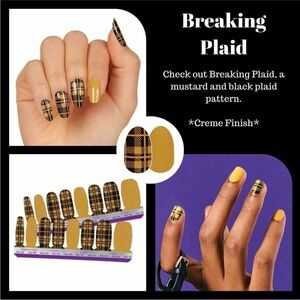 Color Street Breaking Plaid Nail Polish Strips . New in package.